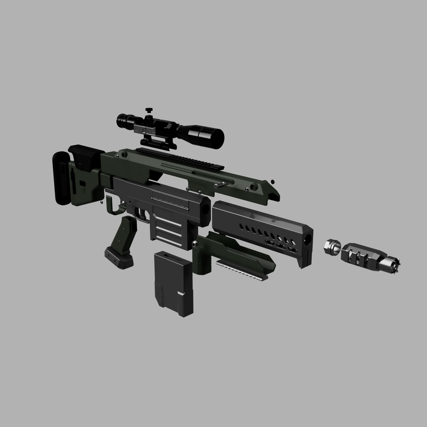 3D Print Files - R63-CS Diligence Counter Sniper Replica